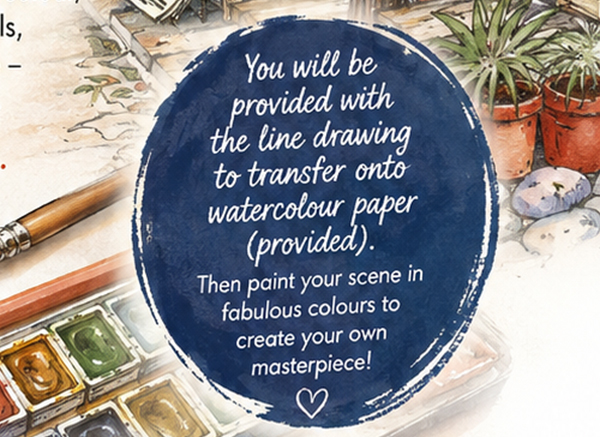 Whimsical Street Scene in Watercolour - Image 4
